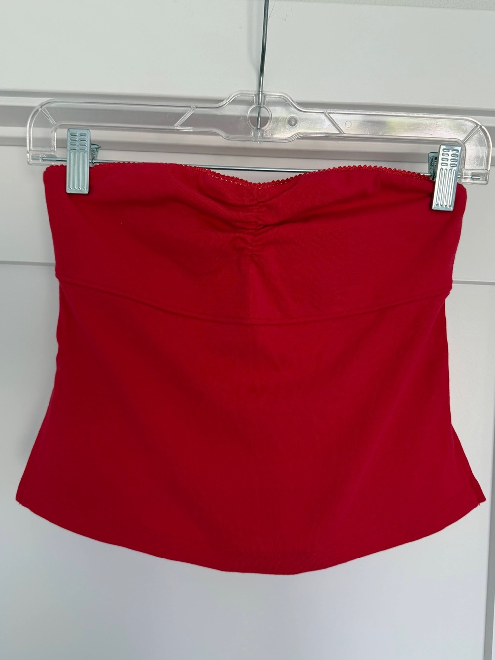 Wild Fable lace-trimmed strapless tube top